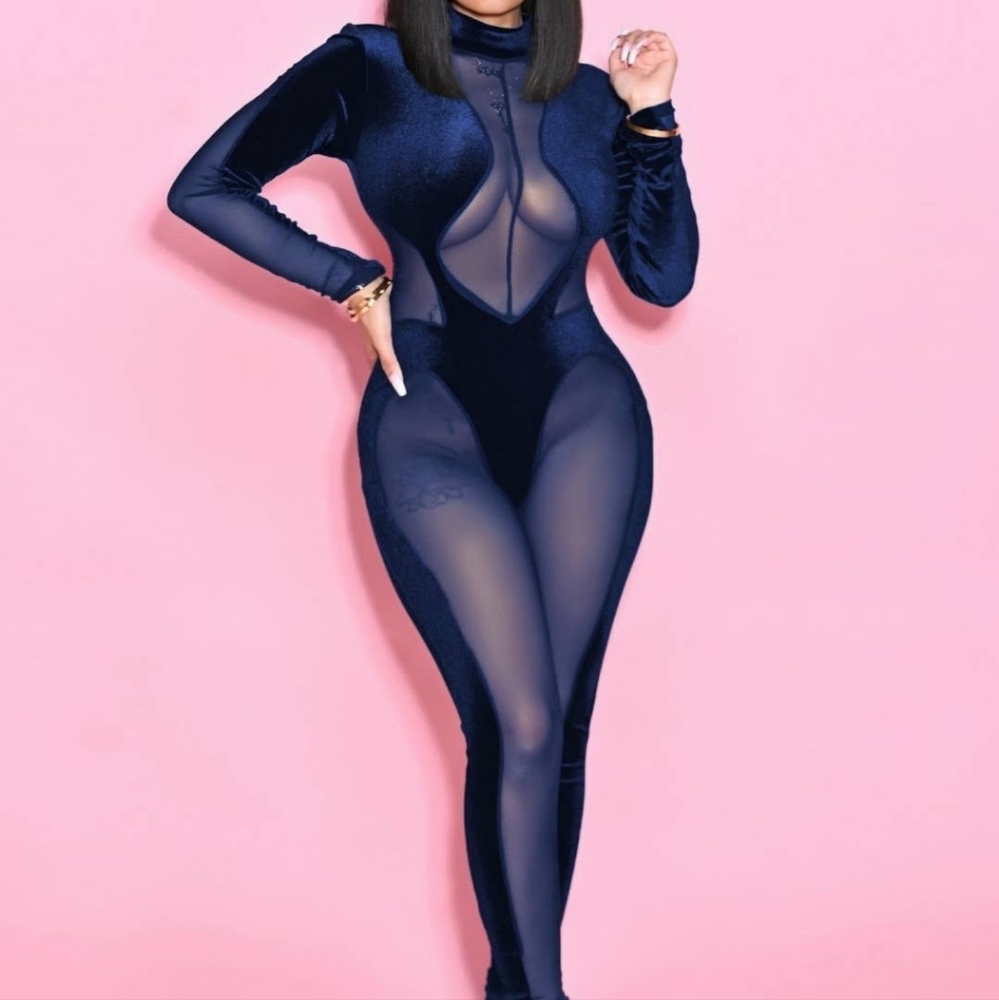 Sexy Velour jumpsuit